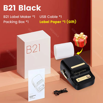 StickerGenius: Niimbot B21/B1 Wireless Mini Sticker Printer