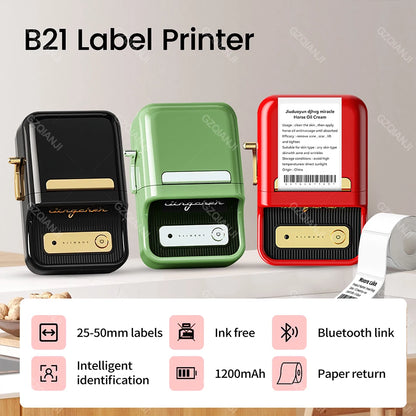 StickerGenius: Niimbot B21/B1 Wireless Mini Sticker Printer