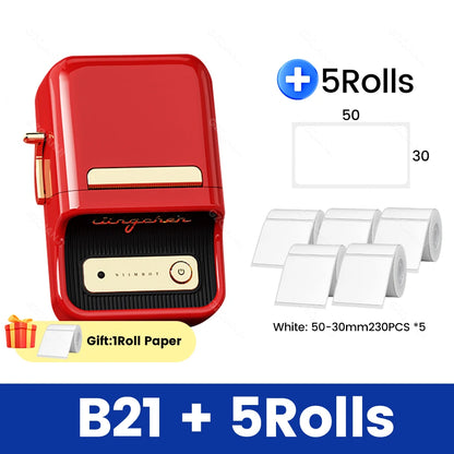 StickerGenius: Niimbot B21/B1 Wireless Mini Sticker Printer