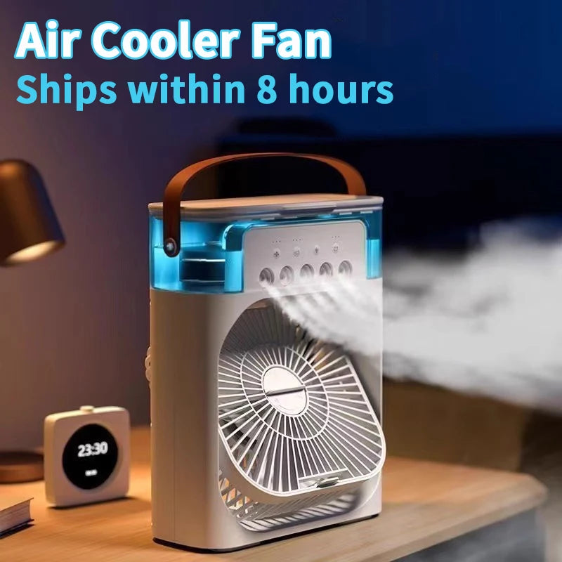 BreezeCool 3-in-1 – Air Cooler, Humidifier & LED Light 🌬️💡🏠