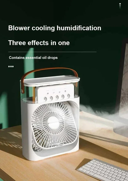 BreezeCool 3-in-1 – Air Cooler, Humidifier & LED Light 🌬️💡🏠